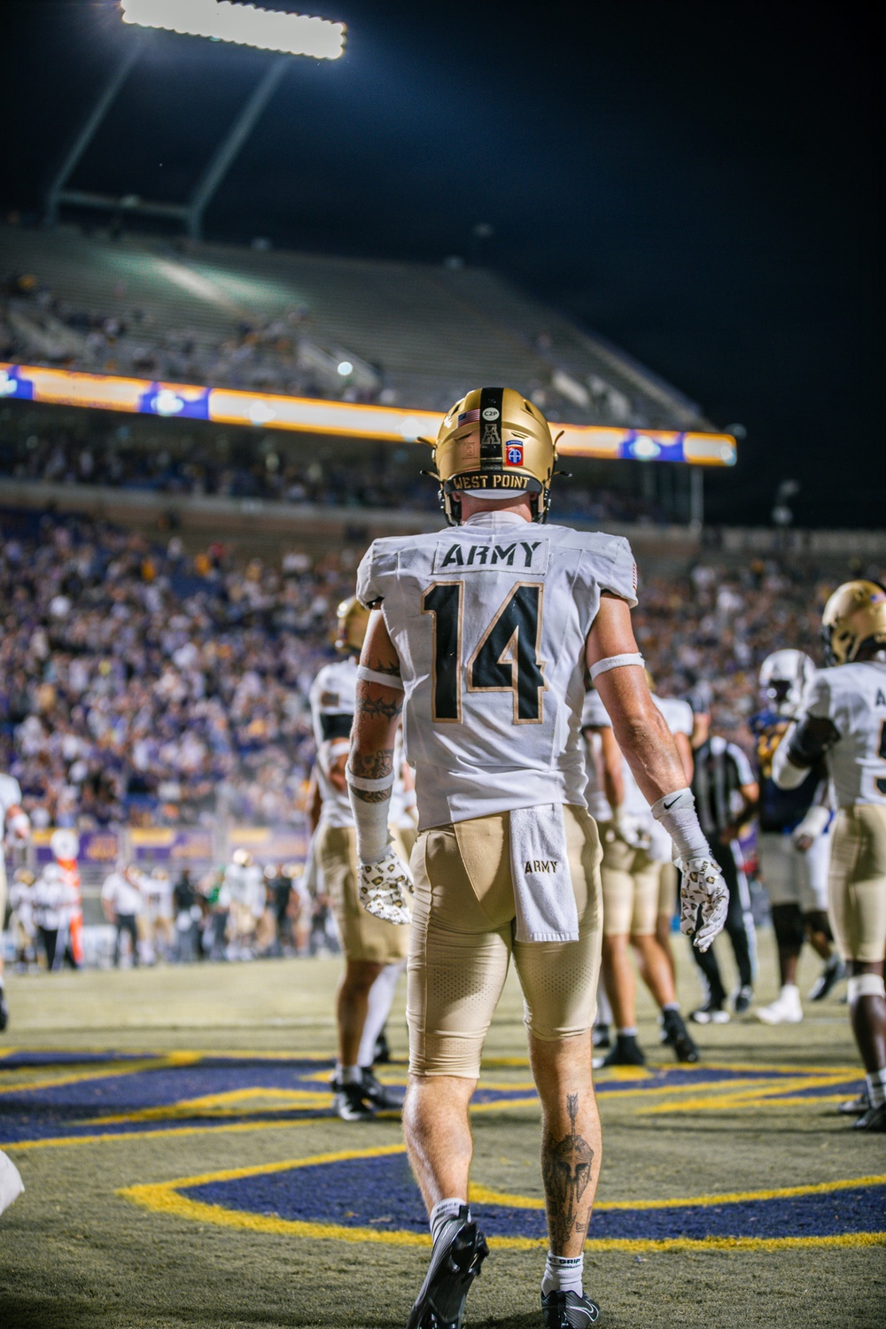 U.S. Army Player Competes in Army–Navy Football Game