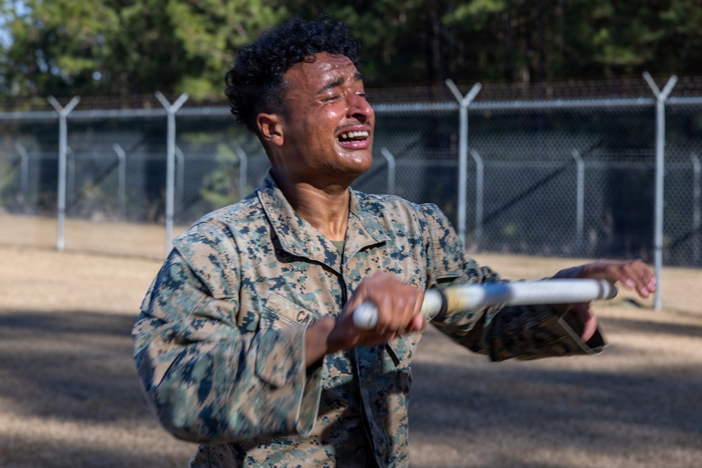 Marine Corps Martial Arts Instructor Course oleoresin capsicum spray training