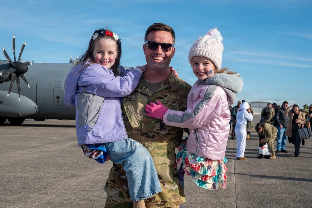 103rd Airlift Wing Airmen Return Home from Overseas Deployment
