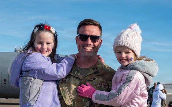 103rd Airlift Wing Airmen Return Home from Overseas Deployment