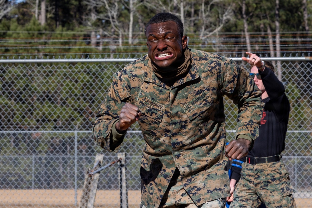 Marine Corps Martial Arts Instructor Course oleoresin capsicum spray training