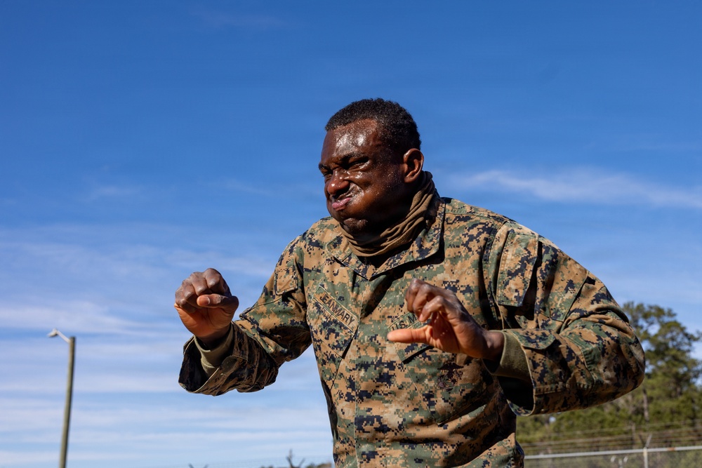 Marine Corps Martial Arts Instructor Course oleoresin capsicum spray training