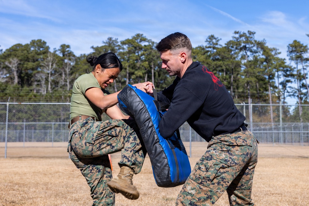 Marine Corps Martial Arts Instructor Course oleoresin capsicum spray training
