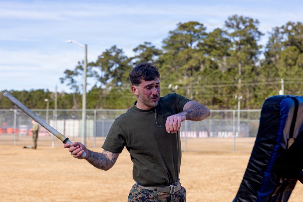 Marine Corps Martial Arts Instructor Course oleoresin capsicum spray training
