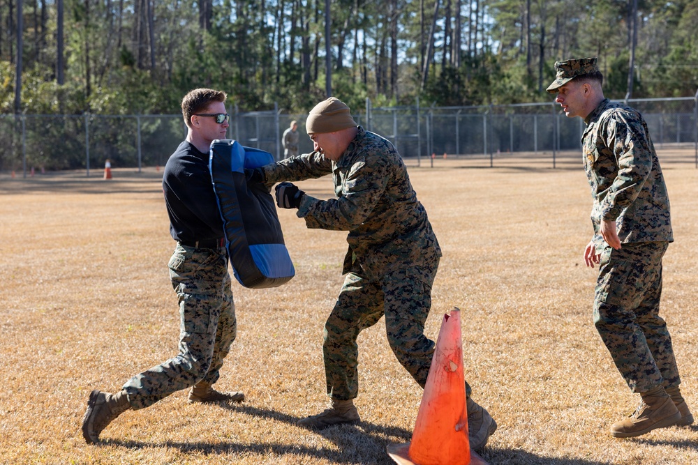 Marine Corps Martial Arts Instructor Course oleoresin capsicum spray training