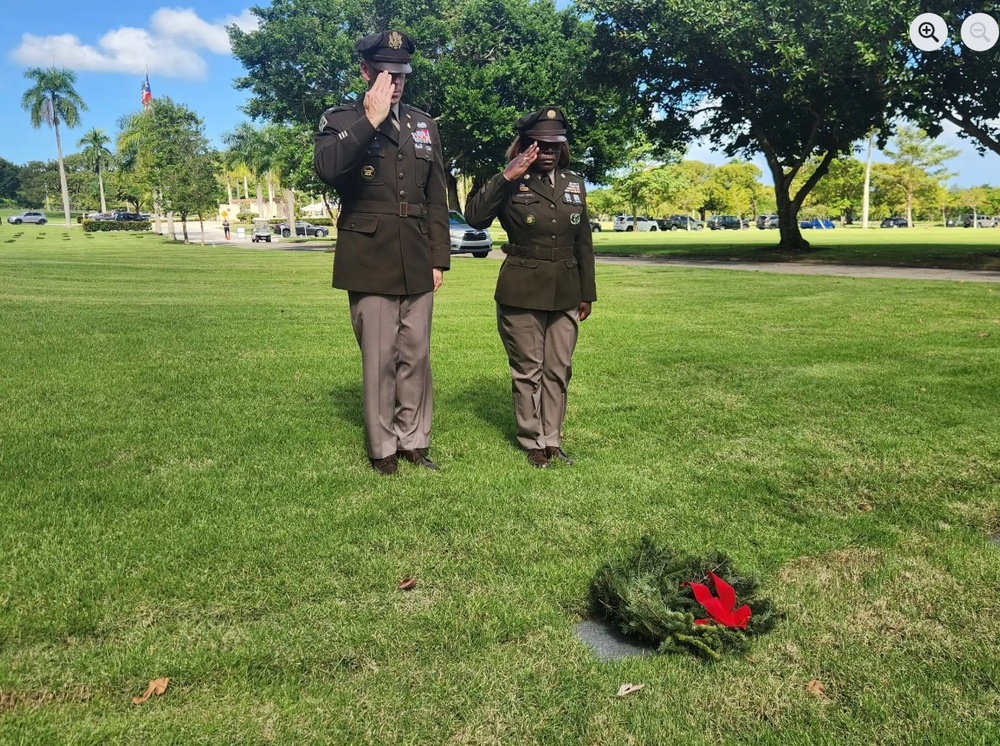 Wreaths Across America Ceremony Honors Fallen Service Members in Bayamón