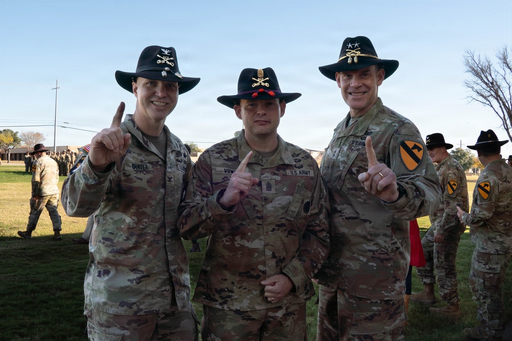 1st Cavalry Division 1st Air Cavalry Brigade welcomes new command sergeant major