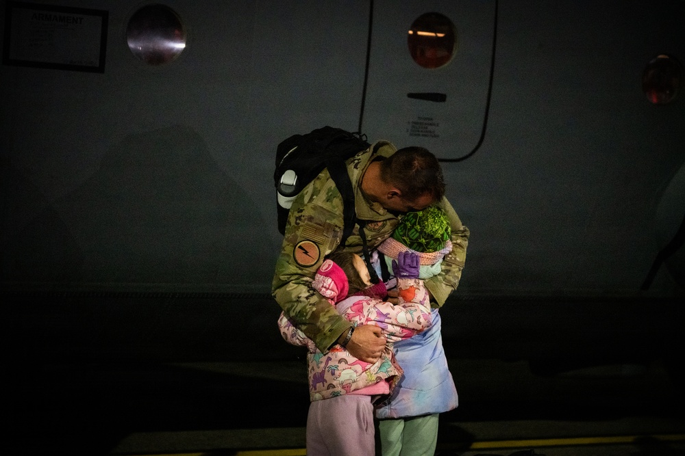 103rd Airlift Wing Airmen Return Home from Overseas Deployment