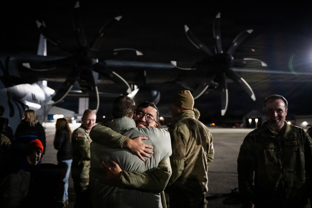 103rd Airlift Wing Airmen Return Home from Overseas Deployment