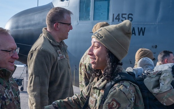 103rd Airlift Wing Airmen Return Home from Overseas Deployment
