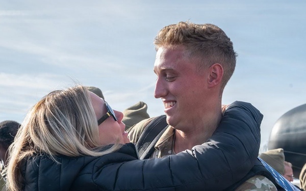 103rd Airlift Wing Airmen Return Home from Overseas Deployment