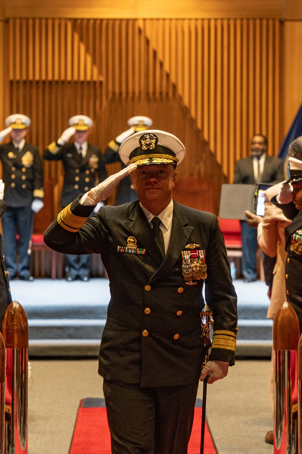USS Nebraska (SSBN 739) Blue Crew Changes Command