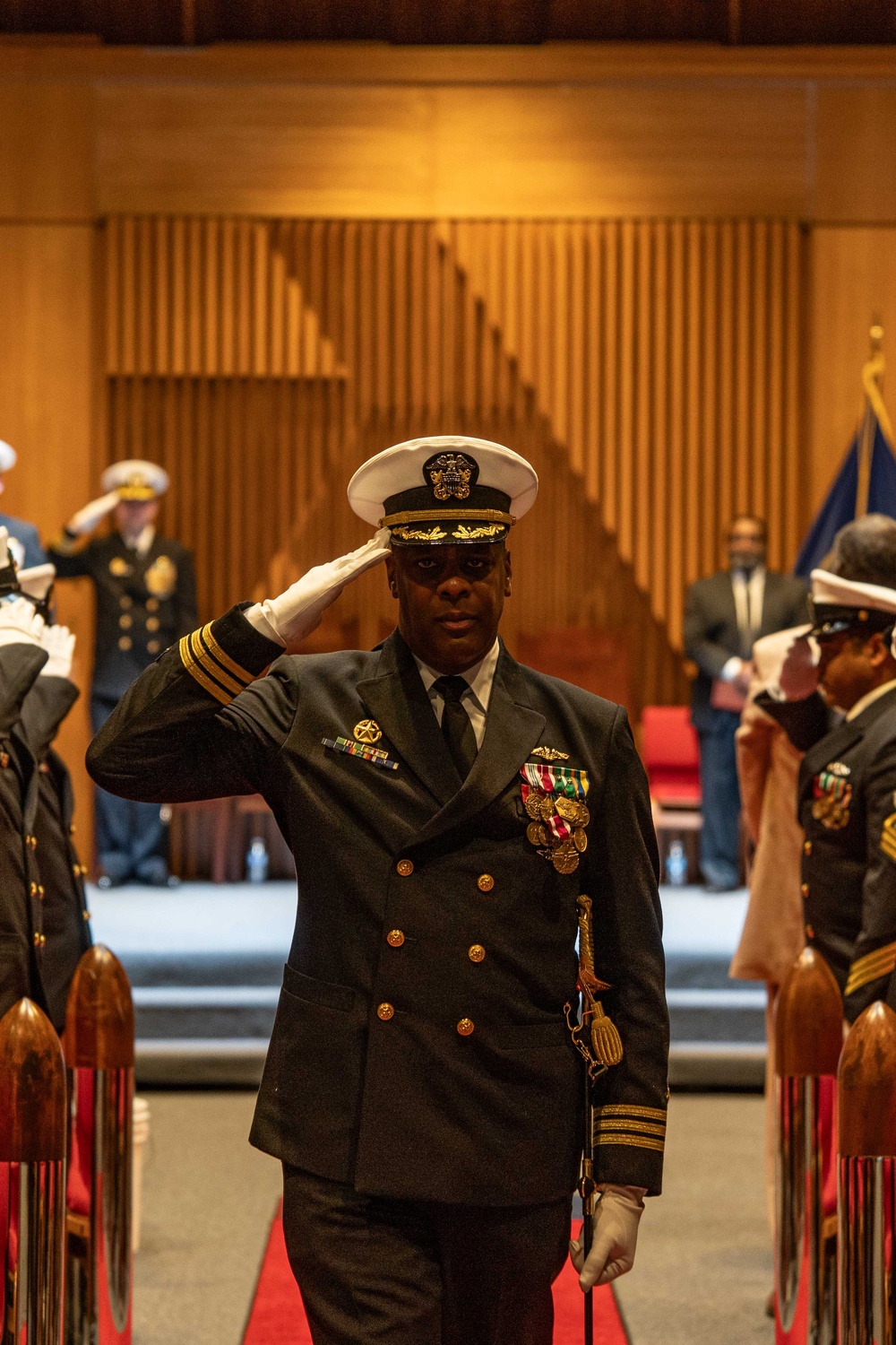 USS Nebraska (SSBN 739) Blue Crew Changes Command