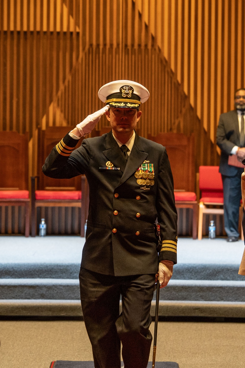 USS Nebraska (SSBN 739) Blue Crew Changes Command