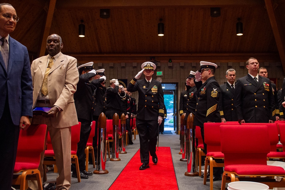 USS Nebraska (SSBN 739) Blue Crew Changes Command