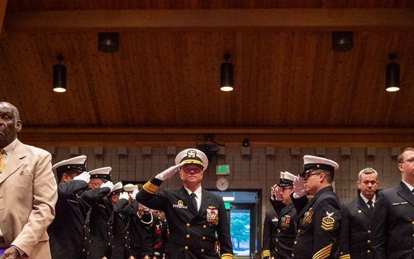 USS Nebraska (SSBN 739) Blue Crew Changes Command