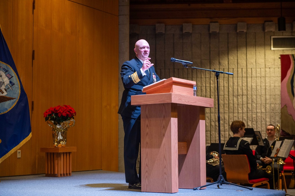 USS Nebraska (SSBN 739) Blue Crew Changes Command