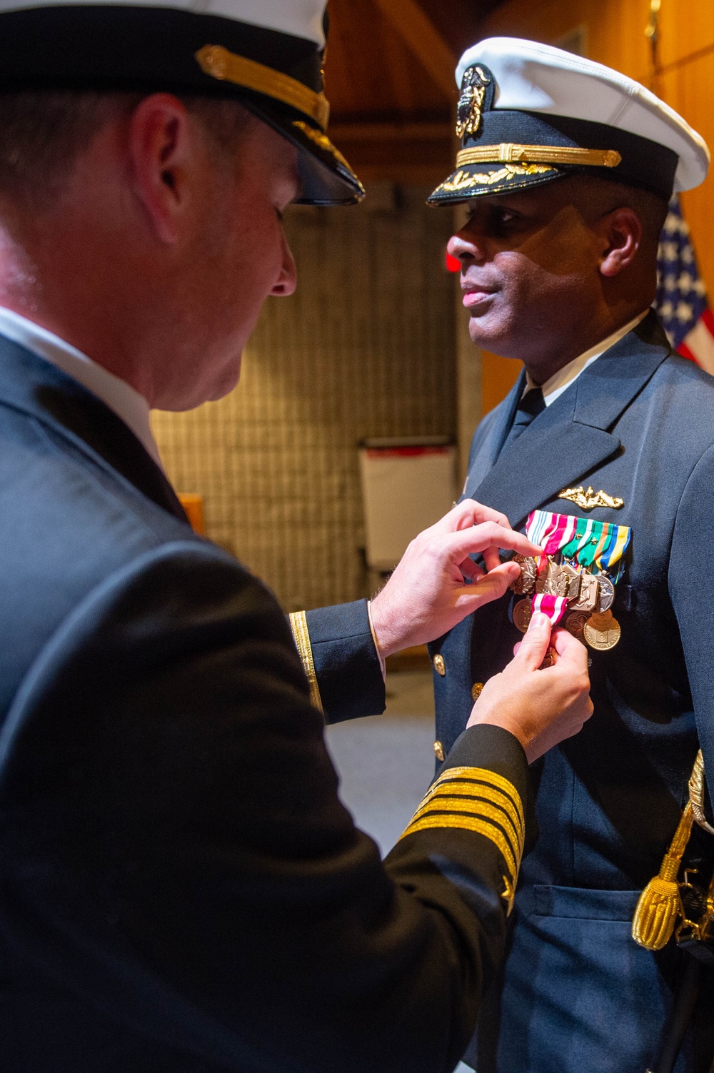 USS Nebraska (SSBN 739) Blue Crew Changes Command
