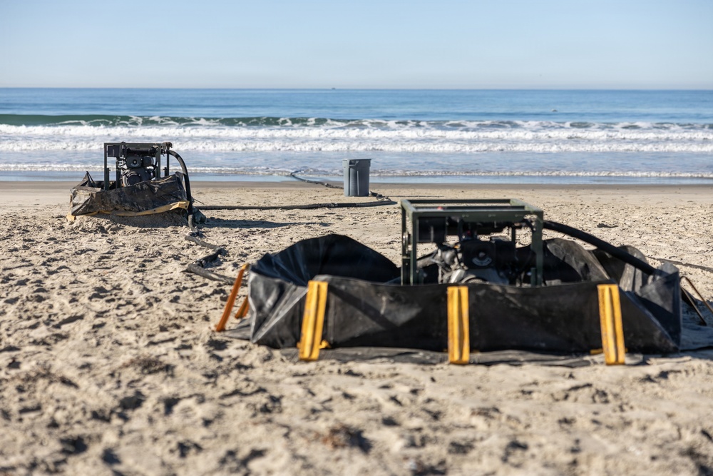 CLB-11 Marines purify seawater in support of 3/5