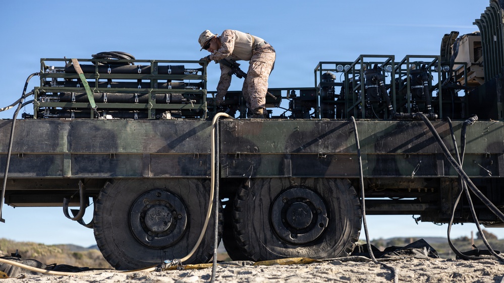 CLB-11 Marines purify seawater in support of 3/5