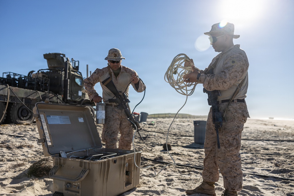 CLB-11 Marines purify seawater in support of 3/5