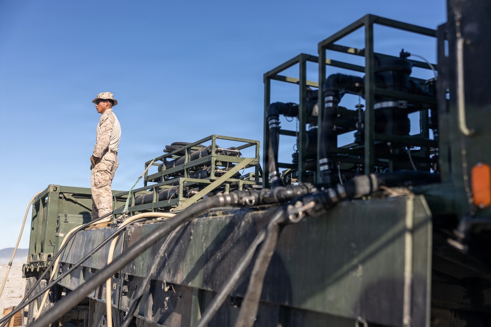 CLB-11 Marines purify seawater in support of 3/5
