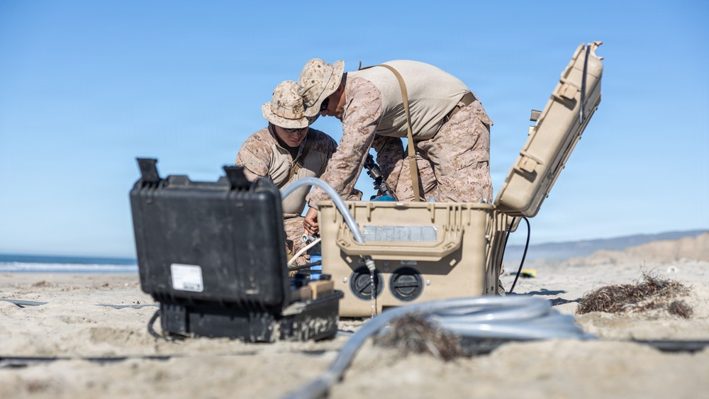 CLB-11 Marines purify seawater in support of 3/5