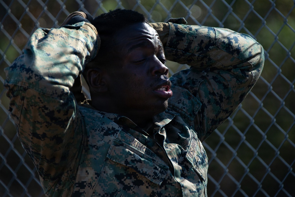 Marine Corps Martial Arts Instructor Course oleoresin capsicum spray training