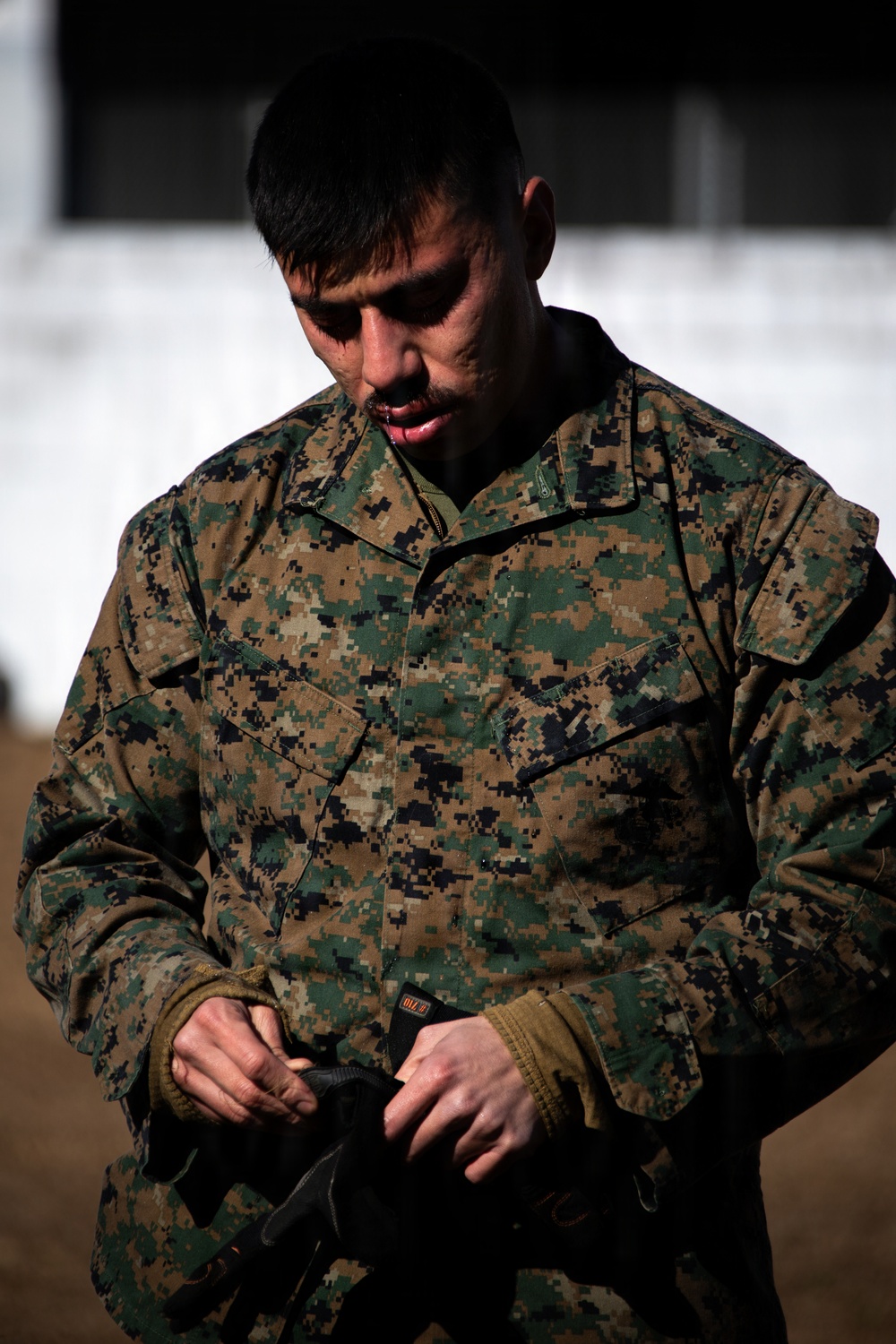 Marine Corps Martial Arts Instructor Course oleoresin capsicum spray training