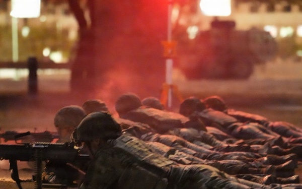 Burning of the Colors Ceremony at Fort Bliss