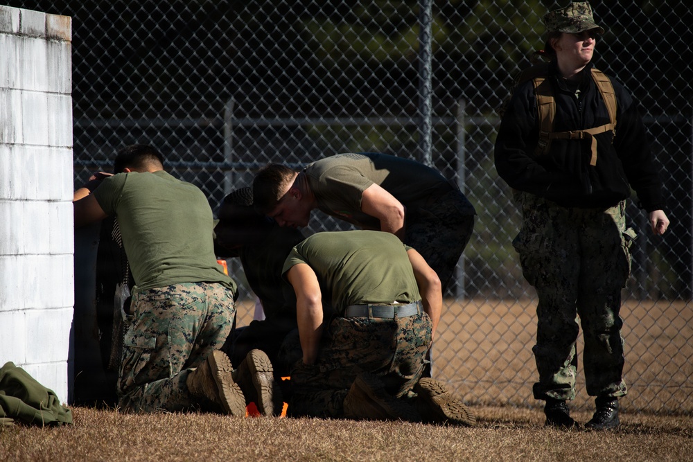 Marine Corps Martial Arts Instructor Course oleoresin capsicum spray training