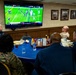Boxer Watches the Army vs Navy Game