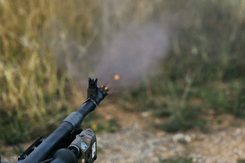 22nd MEU(SOC) | Lima Co. M240B Machine Gun Range