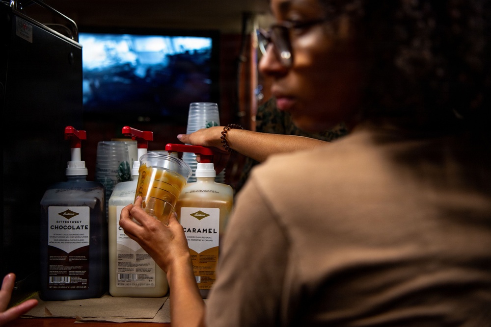 Retail Marines, Sailors aboard USS Boxer