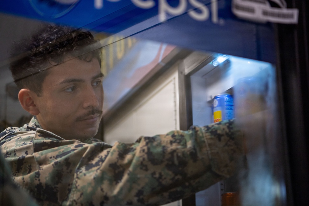 Retail Marines, Sailors aboard USS Boxer
