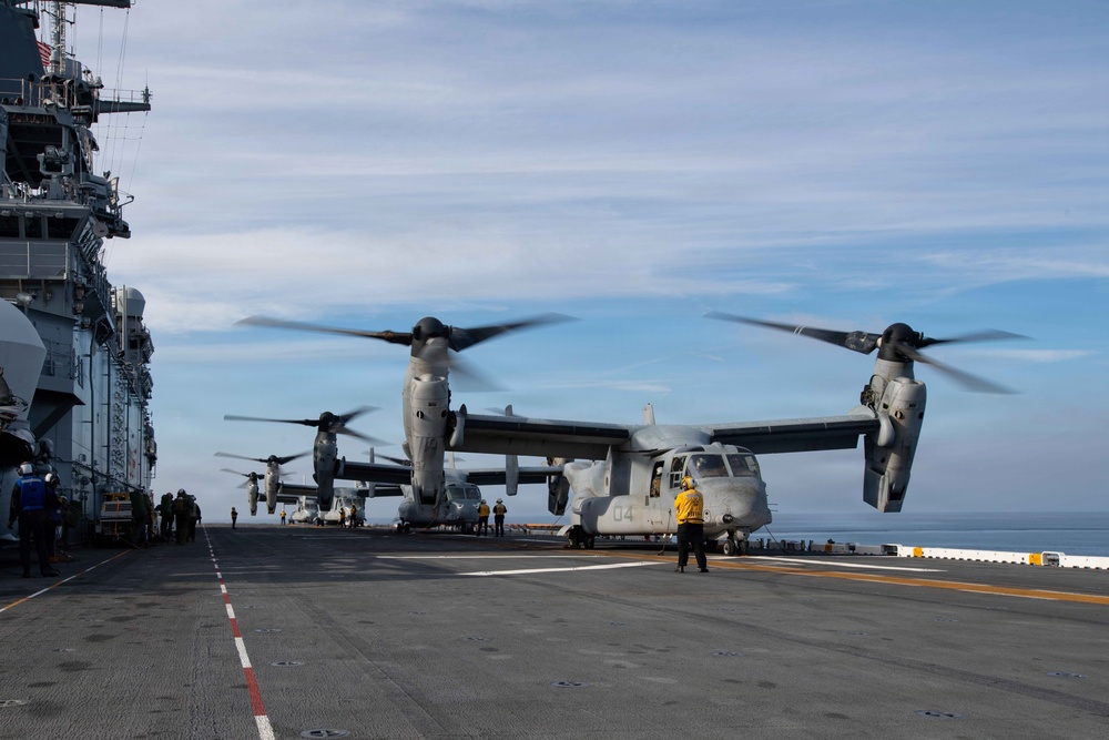 Boxer Conducts Flight Operations