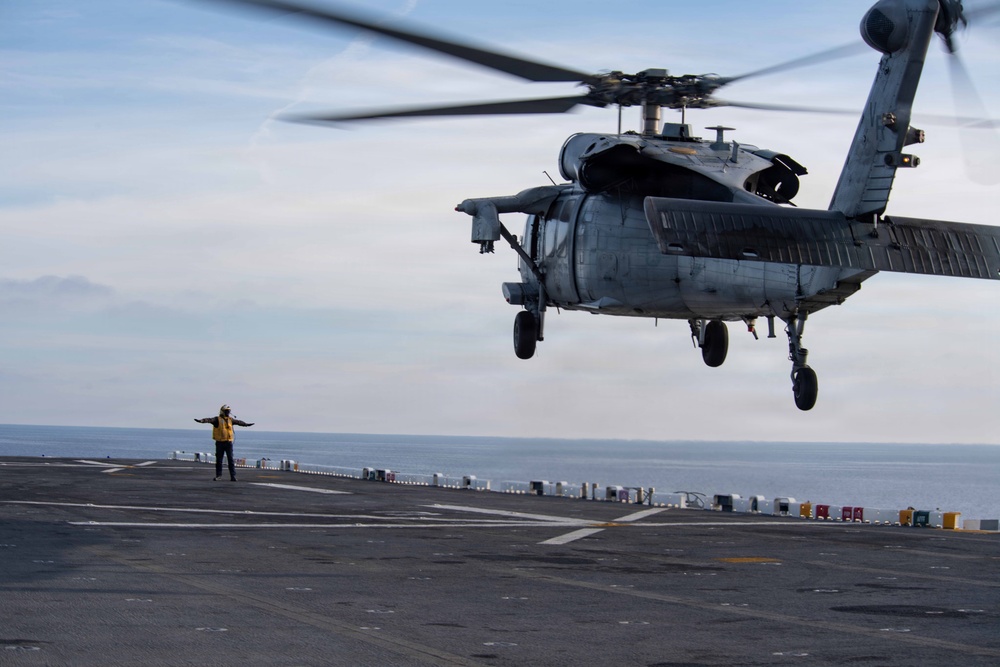 Boxer Conducts Flight Operations