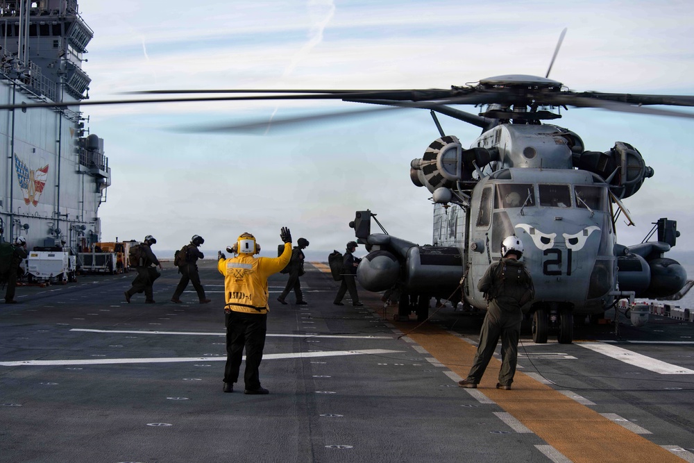 Boxer Conducts Flight Operations
