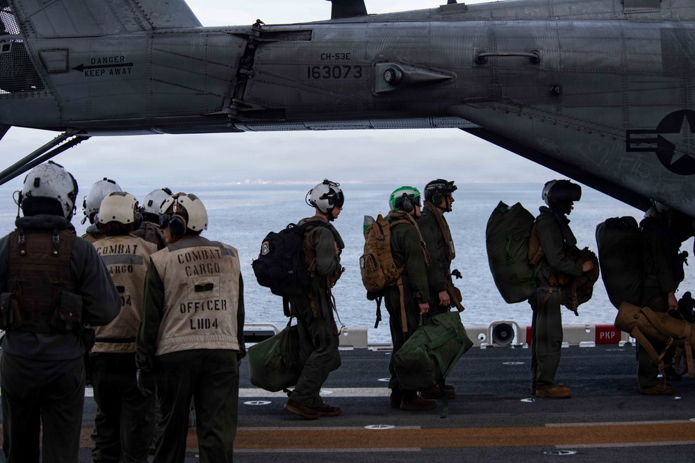 Boxer Conducts Flight Operations