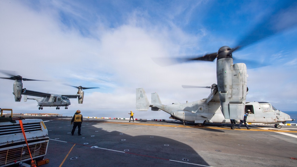 Boxer conducts flight operations