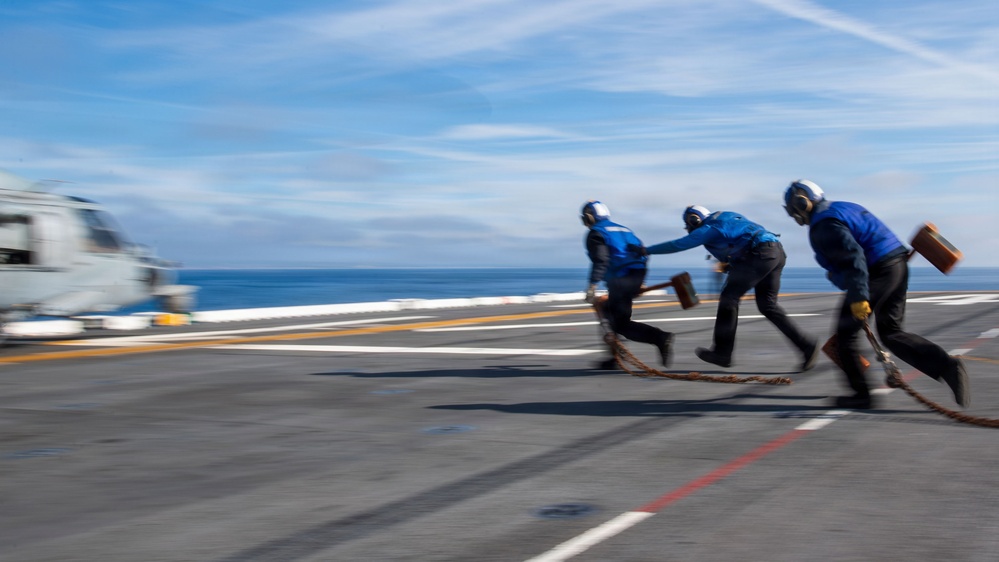 Boxer conducts flight operations