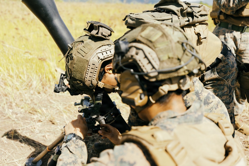 22nd MEU(SOC) | BLT 3/6 81mm Mortar Live-Fire Range