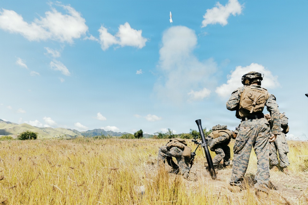 22nd MEU(SOC) | BLT 3/6 81mm Mortar Live-Fire Range