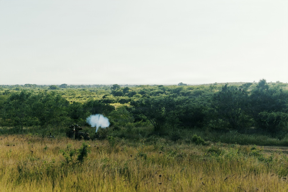 22nd MEU(SOC) | BLT 3/6 81mm Mortar Live-Fire Range