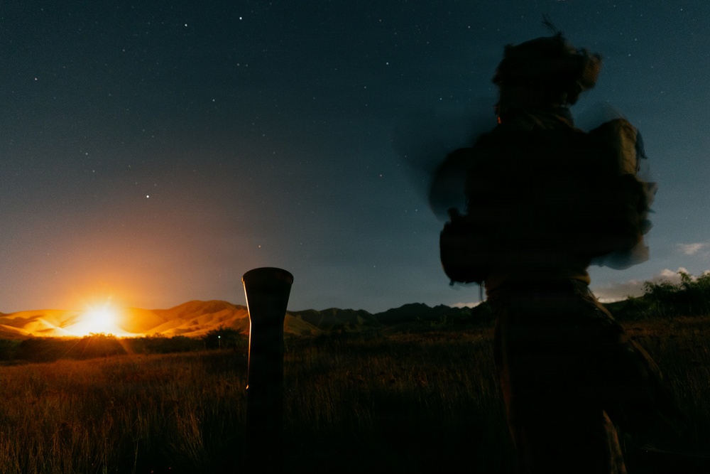 22nd MEU(SOC) | BLT 3/6 81mm Mortar Live-Fire Range