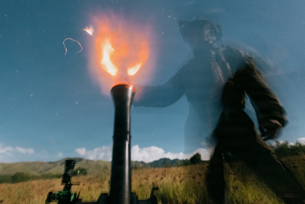 22nd MEU(SOC) | BLT 3/6 81mm Mortar Live-Fire Range