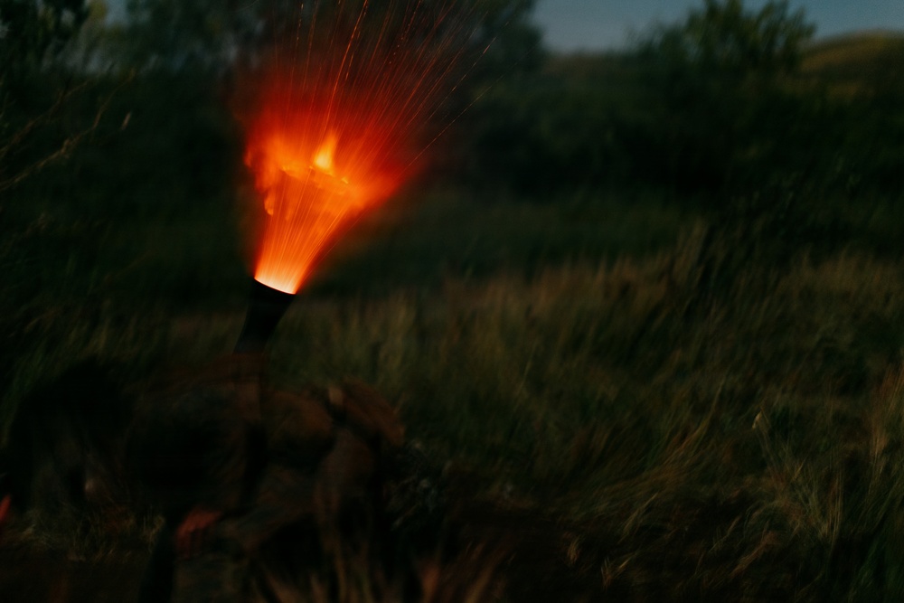 22nd MEU(SOC) | BLT 3/6 81mm Mortar Live-Fire Range