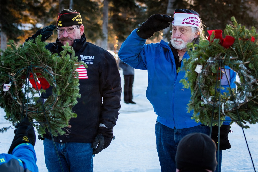 Gone but never forgotten: Alaska remembers heroes with Wreaths Across America