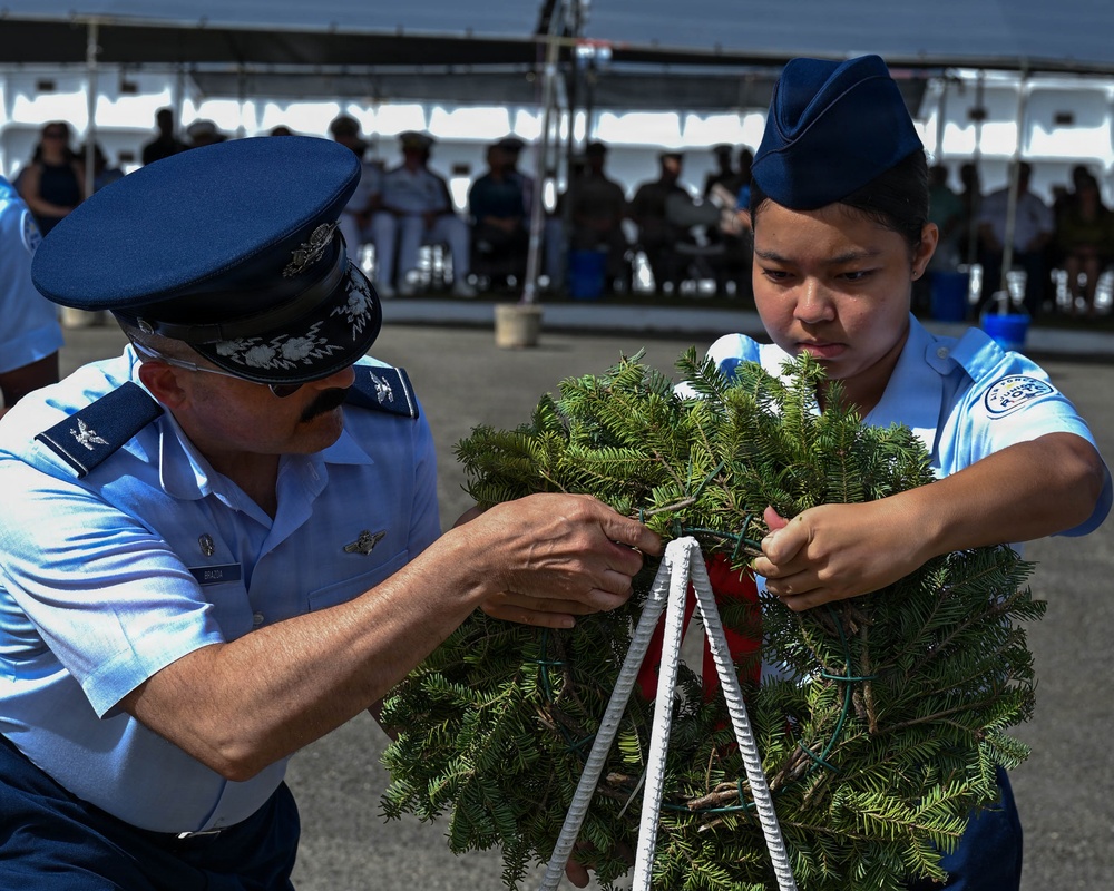 36 Wing members participate in Wreaths Across America ceremony