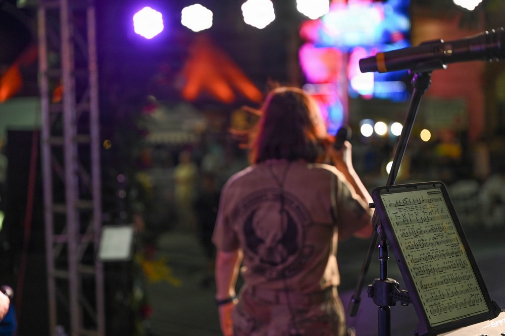 PACAF Band visits Guam